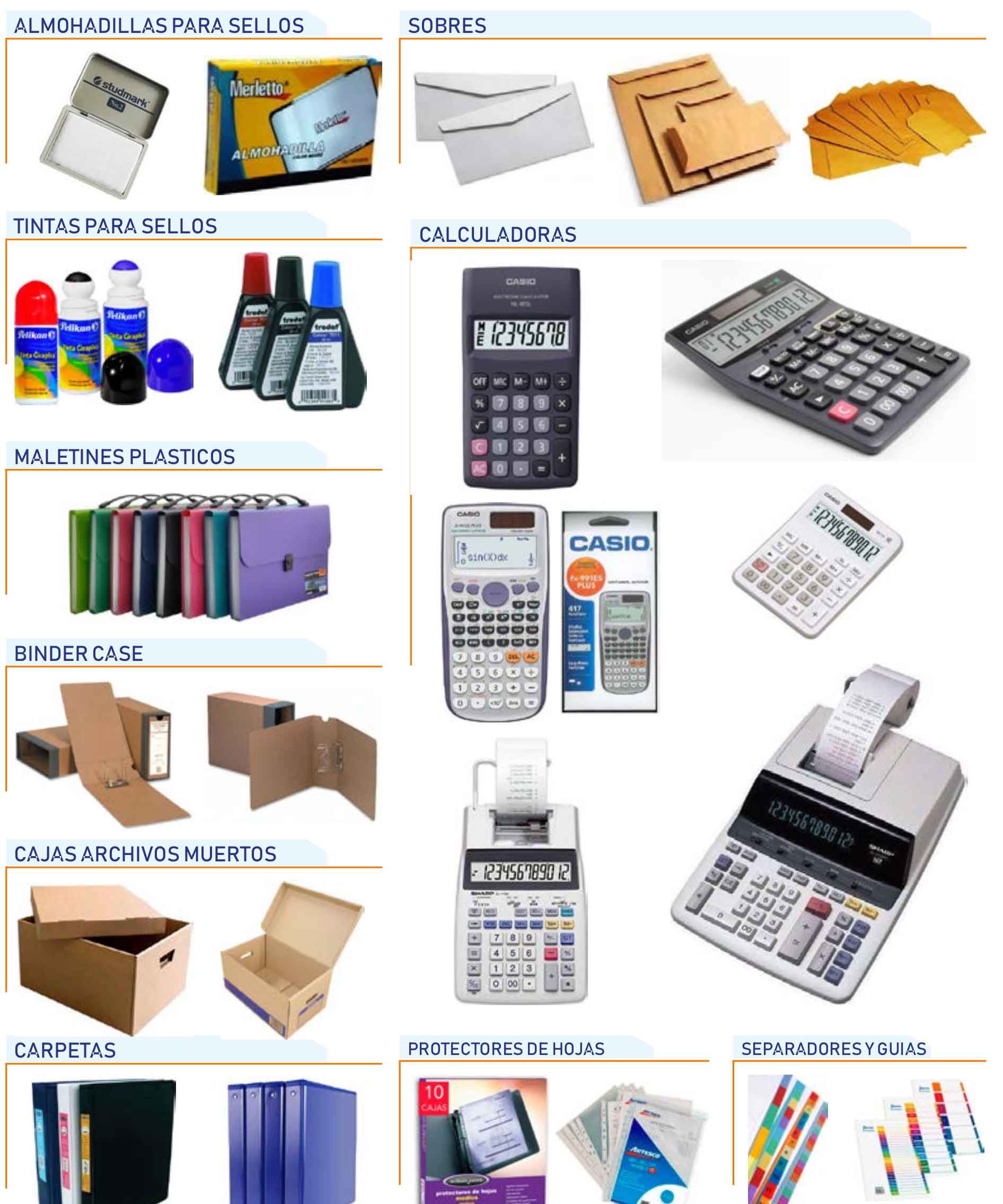 productos de papelería maimpre